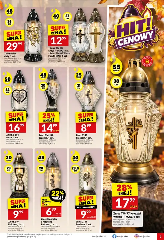Twój Market - gazetka promocyjna Gazetka od środy 07.10 do wtorku 13.10 - strona 3