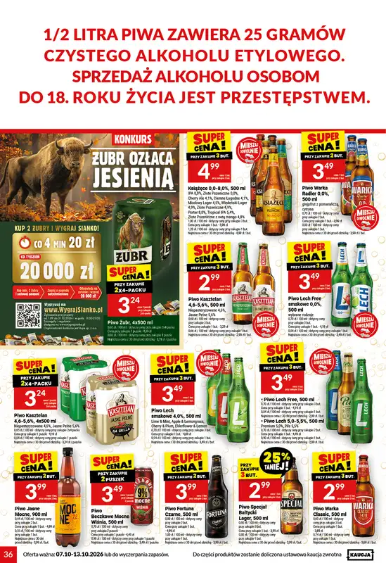 Twój Market - gazetka promocyjna Gazetka od środy 07.10 do wtorku 13.10 - strona 36
