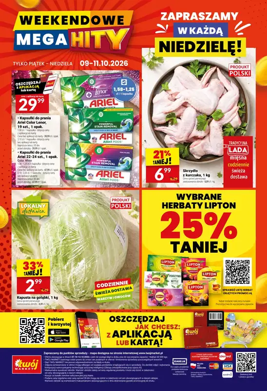 Twój Market - gazetka promocyjna Gazetka od środy 07.10 do wtorku 13.10 - strona 40