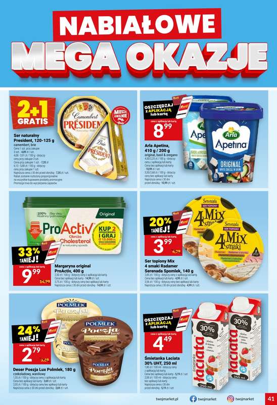 Twój Market - gazetka promocyjna Gazetka od środy 07.10 do wtorku 13.10 - strona 41
