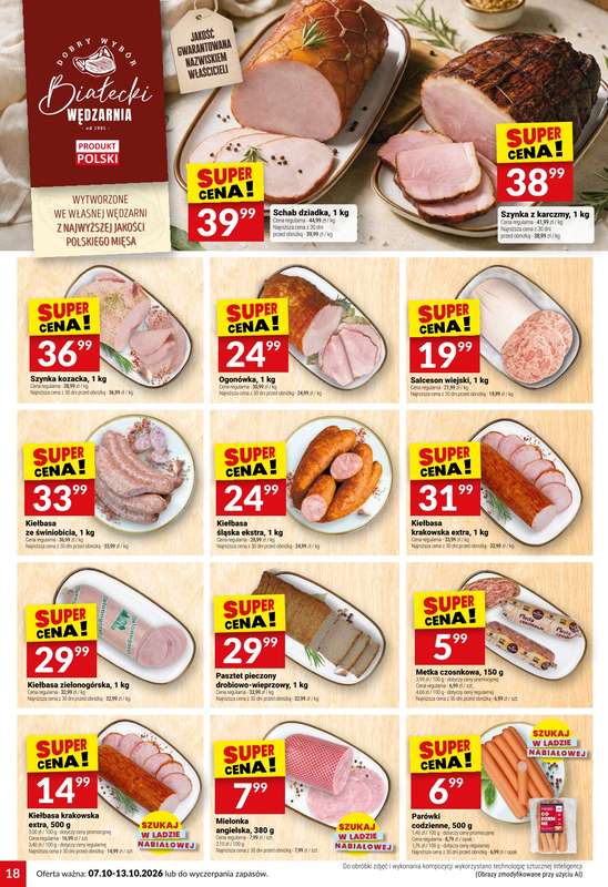 Twój Market - gazetka promocyjna Gazetka od środy 07.10 do wtorku 13.10 - strona 18