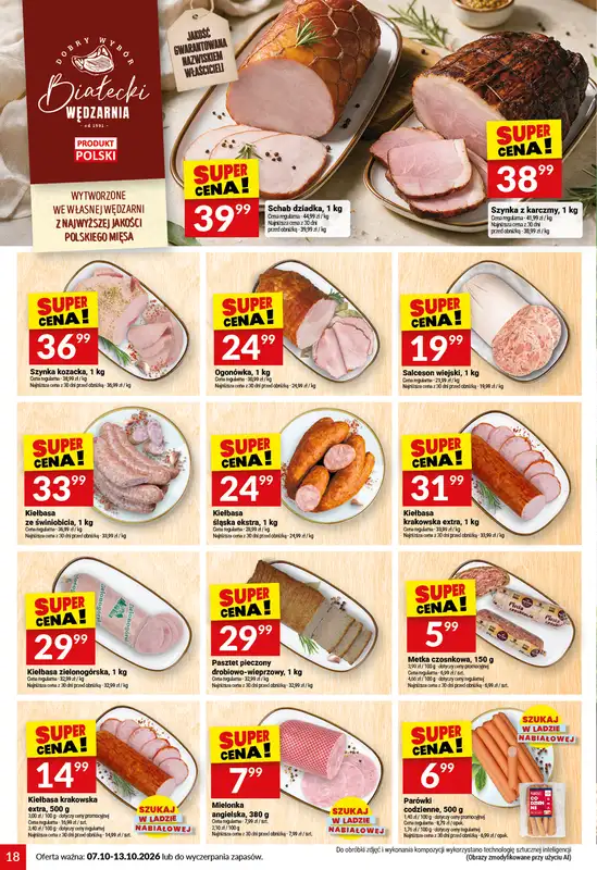 Twój Market - gazetka promocyjna Gazetka od środy 07.10 do wtorku 13.10 - strona 18