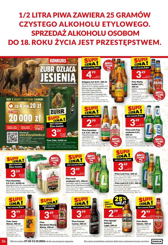 Twój Market - gazetka promocyjna Gazetka od środy 07.10 do wtorku 13.10 - strona 36