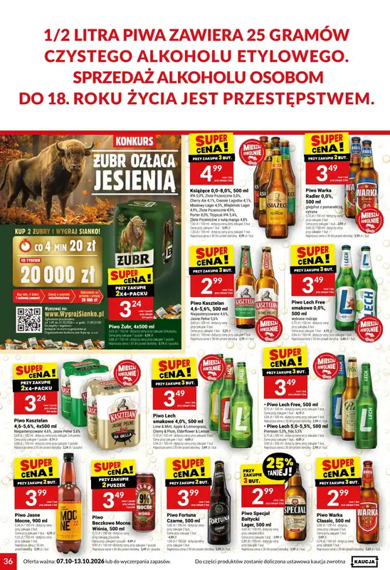 Twój Market - gazetka promocyjna Gazetka od środy 07.10 do wtorku 13.10 - strona 36