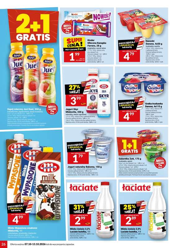 Twój Market - gazetka promocyjna Gazetka od środy 07.10 do wtorku 13.10 - strona 26