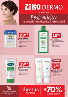 Ziko Dermo - gazetka promocyjna Gazetka od czwartku 08.10 do środy 21.10