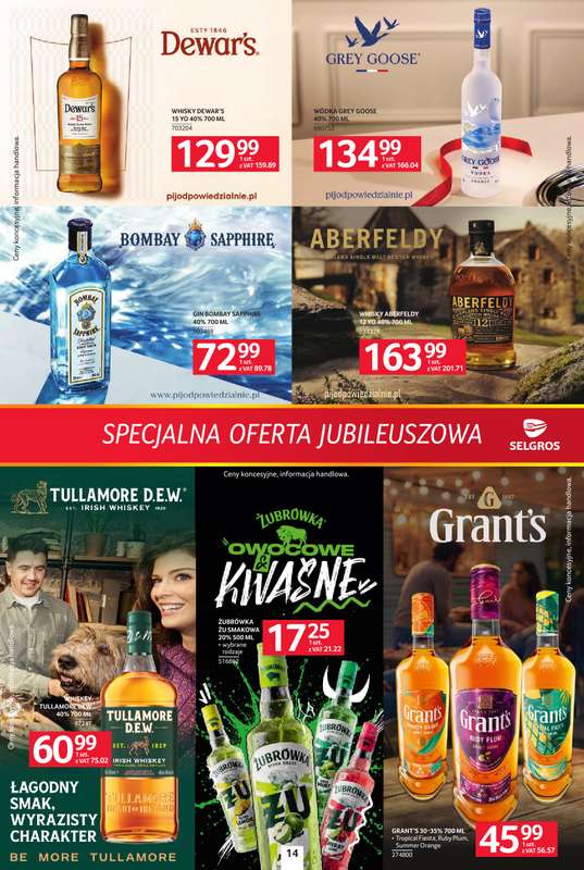 Selgros - gazetka promocyjna Specjalna oferta jubileuszowa od czwartku 08.10 do środy 21.10 - strona 14