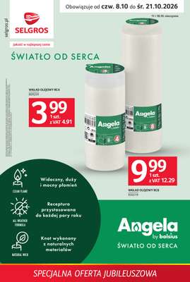 Selgros - gazetka promocyjna Specjalna oferta jubileuszowa od czwartku 08.10 do środy 21.10