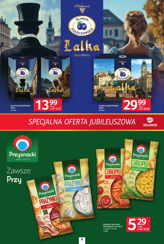 Selgros - gazetka promocyjna Specjalna oferta jubileuszowa od czwartku 08.10 do środy 21.10 - strona 8