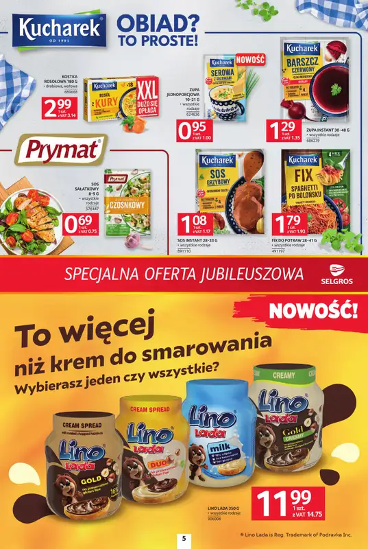 Selgros - gazetka promocyjna Specjalna oferta jubileuszowa od czwartku 08.10 do środy 21.10 - strona 5