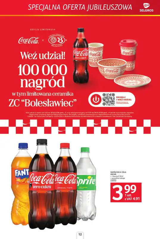 Selgros - gazetka promocyjna Specjalna oferta jubileuszowa od czwartku 08.10 do środy 21.10 - strona 12