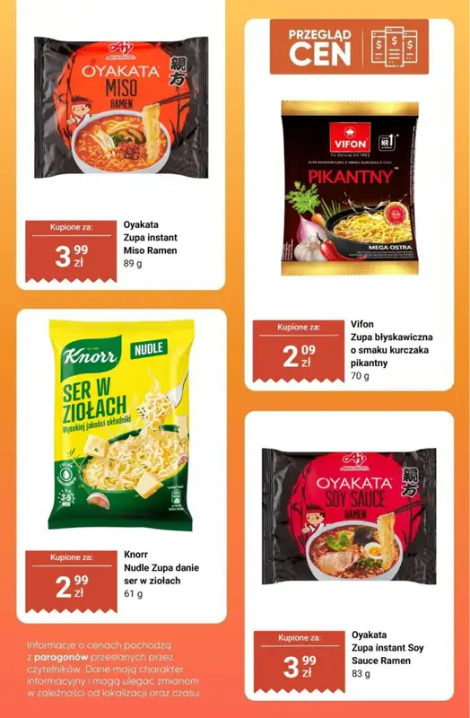 Biedronka - gazetka promocyjna Dania instant - przegląd cen od czwartku 08.10 do soboty 10.10 - strona 6