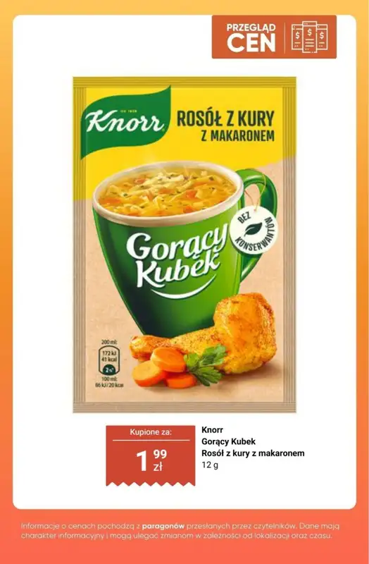 Biedronka - gazetka promocyjna Dania instant - przegląd cen   - strona 3