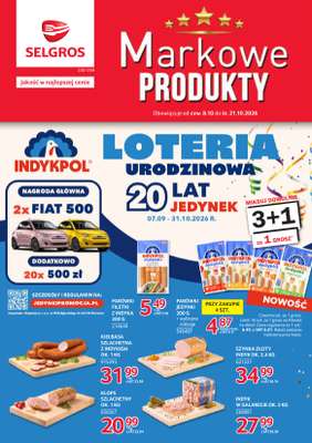 Selgros - gazetka promocyjna Katalog Markowe Produkty od czwartku 08.10 do środy 21.10