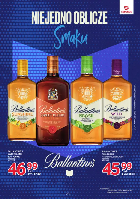 Selgros - gazetka promocyjna Katalog Markowe Produkty od czwartku 08.10 do środy 21.10 - strona 23
