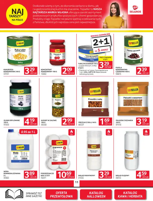 Selgros - gazetka promocyjna Oferta spożywcza od czwartku 08.10 do środy 21.10 - strona 11
