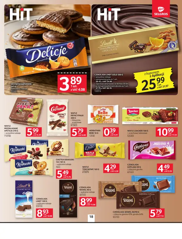 Selgros - gazetka promocyjna Oferta spożywcza od czwartku 08.10 do środy 21.10 - strona 18