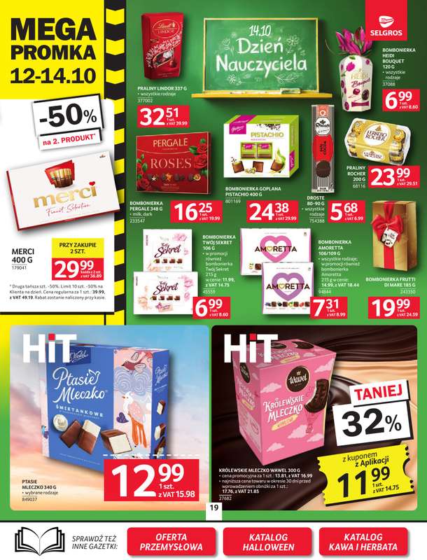 Selgros - gazetka promocyjna Oferta spożywcza od czwartku 08.10 do środy 21.10 - strona 19
