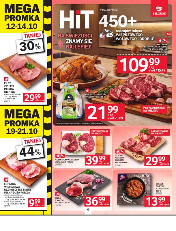 Selgros - gazetka promocyjna Oferta spożywcza od czwartku 08.10 do środy 21.10 - strona 6