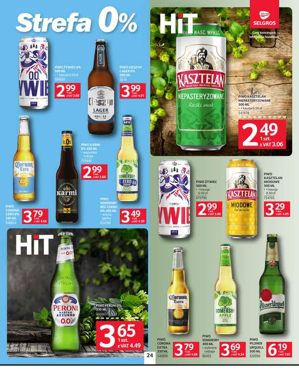 Selgros - gazetka promocyjna Oferta spożywcza od czwartku 08.10 do środy 21.10 - strona 24