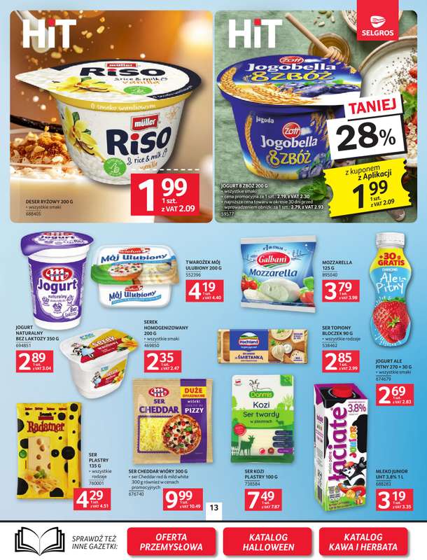 Selgros - gazetka promocyjna Oferta spożywcza od czwartku 08.10 do środy 21.10 - strona 13
