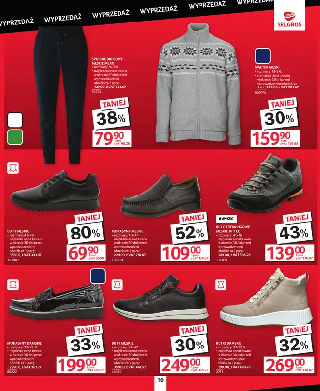 Selgros - gazetka promocyjna Totalna wyprzedaż od czwartku 08.10 do środy 21.10 - strona 16