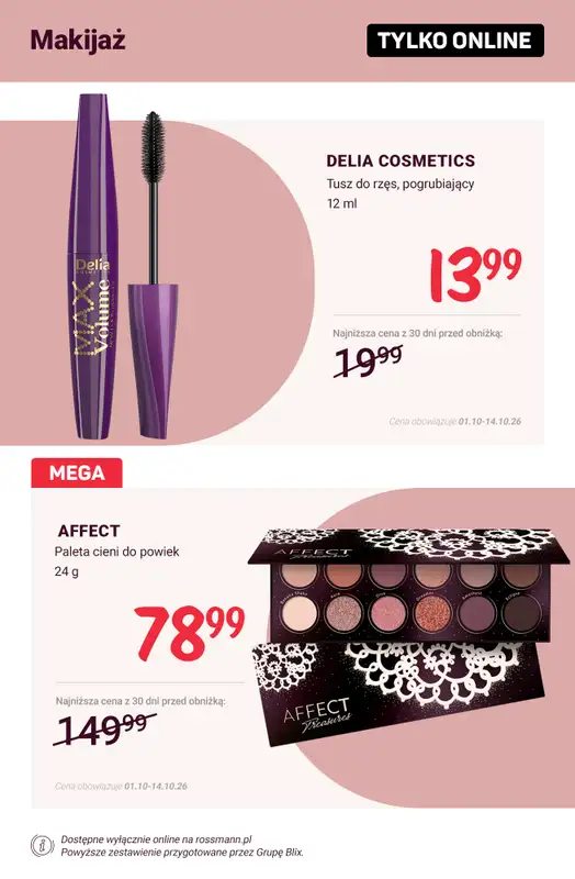 Rossmann - gazetka promocyjna Promocje TYLKO ONLINE od wtorku 06.10 do środy 14.10 - strona 6