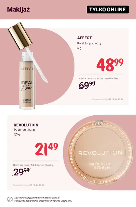 Rossmann - gazetka promocyjna Promocje TYLKO ONLINE od wtorku 06.10 do środy 14.10 - strona 3