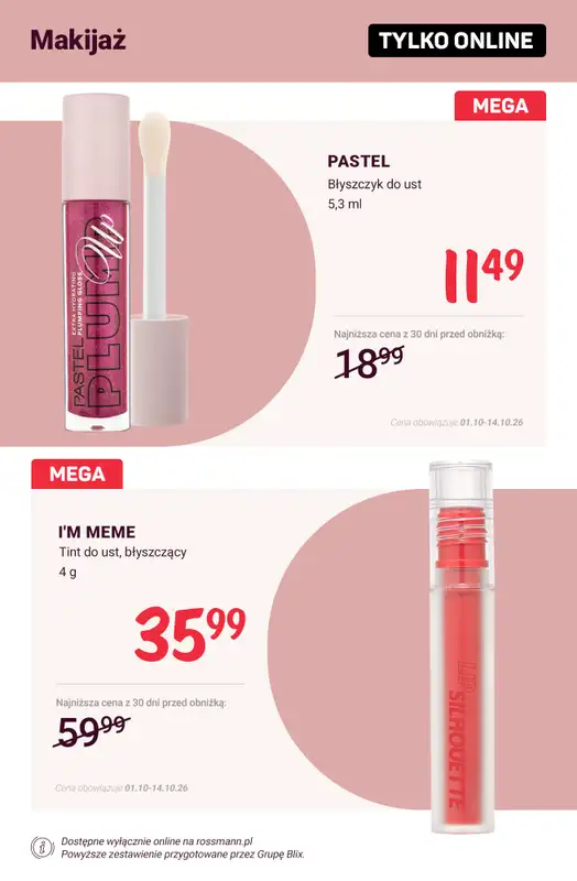 Rossmann - gazetka promocyjna Promocje TYLKO ONLINE od wtorku 06.10 do środy 14.10 - strona 5