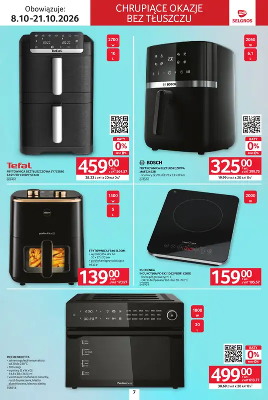 Selgros - gazetka promocyjna Katalog Elektro od czwartku 08.10 do środy 21.10 - strona 7