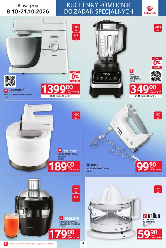 Selgros - gazetka promocyjna Katalog Elektro od czwartku 08.10 do środy 21.10 - strona 4