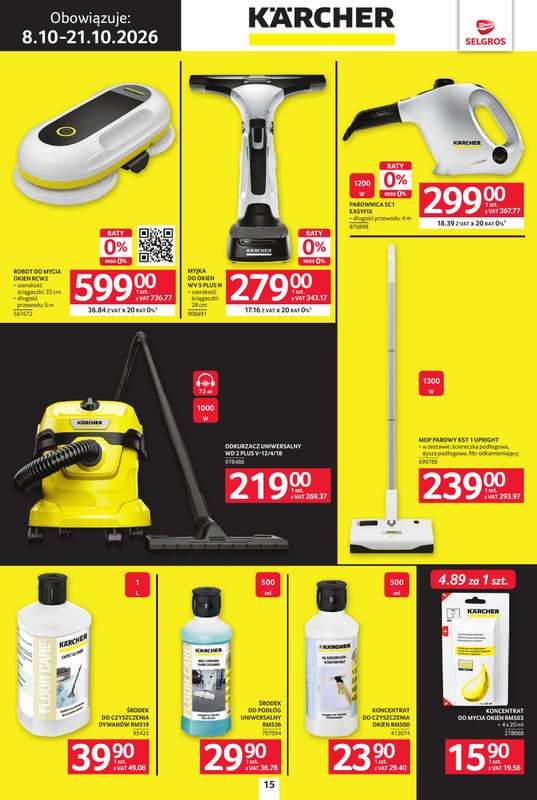 Selgros - gazetka promocyjna Katalog Elektro od czwartku 08.10 do środy 21.10 - strona 15
