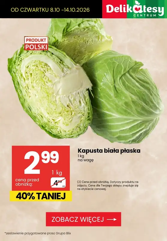 Delikatesy Centrum - gazetka promocyjna Najlepsze promocje do -53% od czwartku 08.10 do środy 14.10 - strona 5