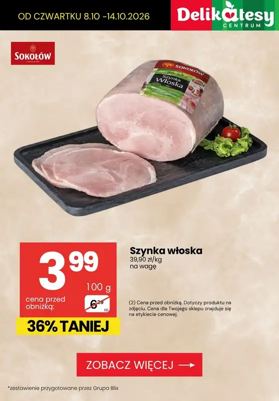 Delikatesy Centrum - gazetka promocyjna Najlepsze promocje do -53% od czwartku 08.10 do środy 14.10 - strona 8