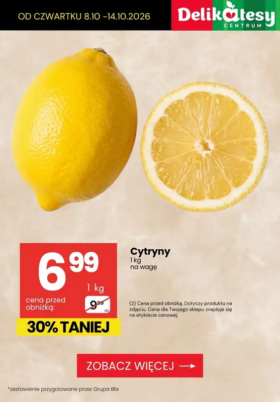 Delikatesy Centrum - gazetka promocyjna Najlepsze promocje do -53% od czwartku 08.10 do środy 14.10 - strona 10