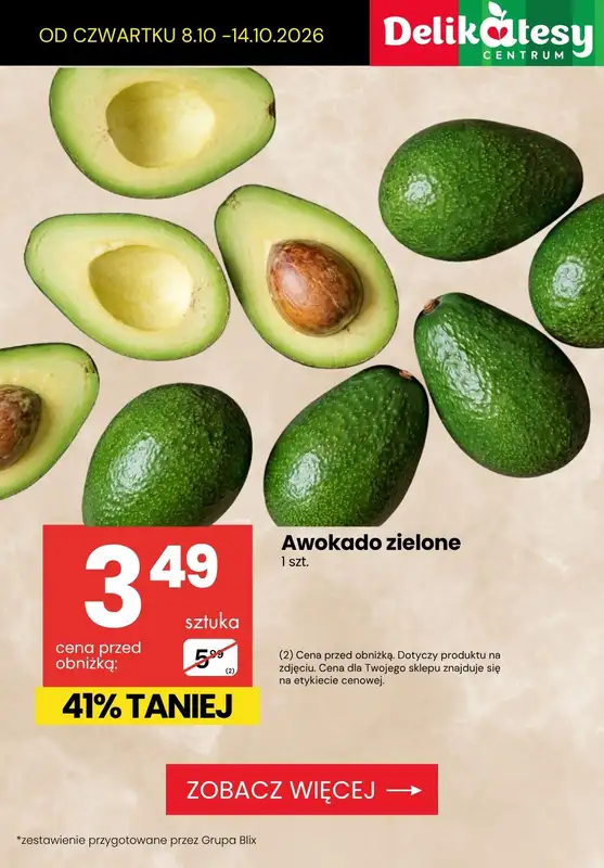Delikatesy Centrum - gazetka promocyjna Najlepsze promocje do -53% od czwartku 08.10 do środy 14.10 - strona 4