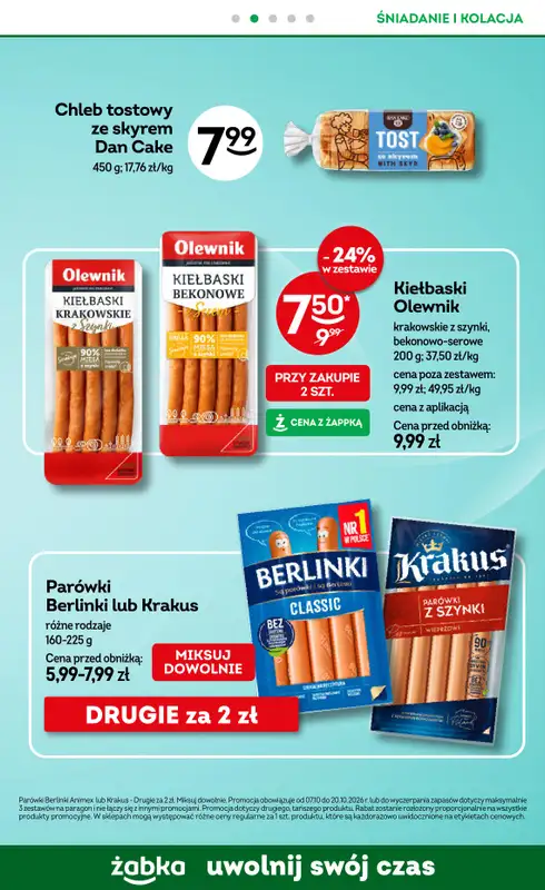 Żabka - gazetka promocyjna Gazetka Spożywcza od środy 07.10 do wtorku 20.10 - strona 13