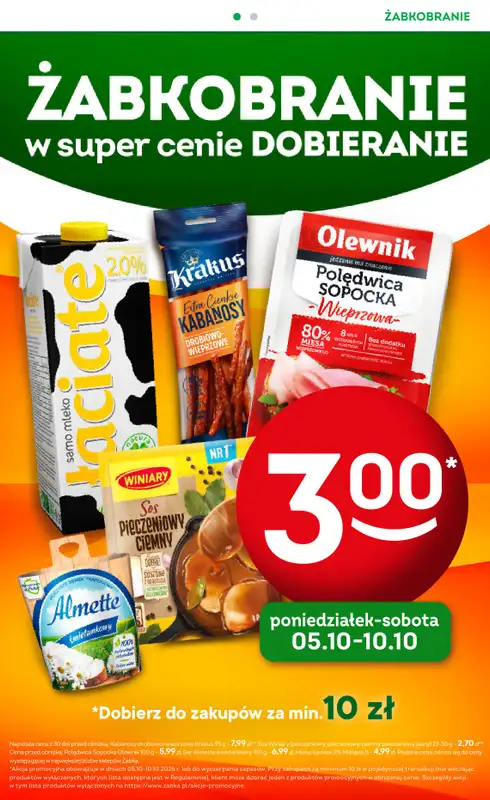 Żabka - gazetka promocyjna Gazetka Spożywcza od środy 07.10 do wtorku 20.10 - strona 2