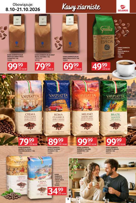 Selgros - gazetka promocyjna Katalog kawa herbata od czwartku 08.10 do środy 21.10 - strona 9