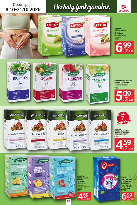 Selgros - gazetka promocyjna Katalog kawa herbata od czwartku 08.10 do środy 21.10 - strona 27