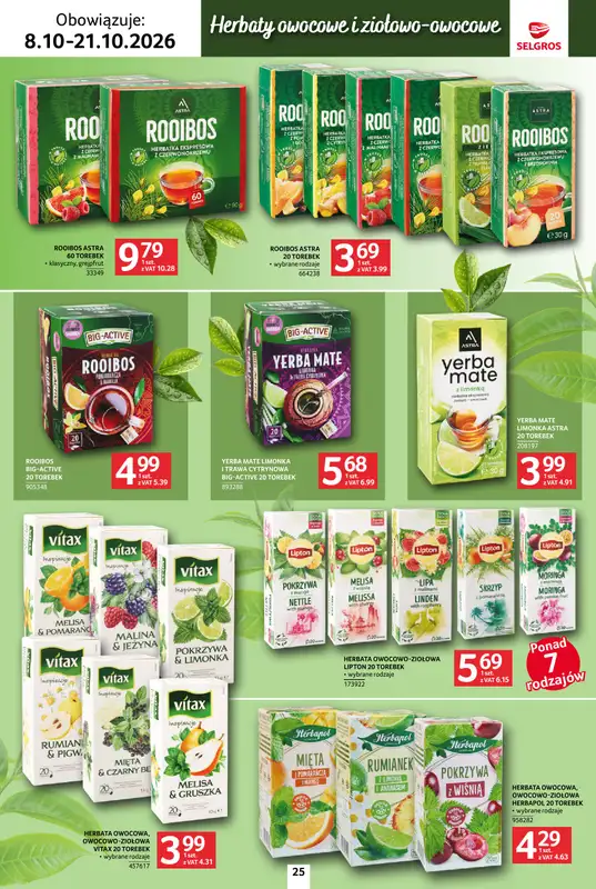Selgros - gazetka promocyjna Katalog kawa herbata od czwartku 08.10 do środy 21.10 - strona 25