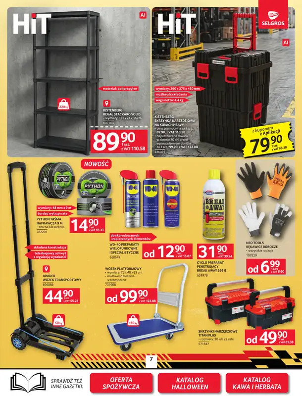 Selgros - gazetka promocyjna Oferta przemysłowa od czwartku 08.10 do środy 21.10 - strona 10