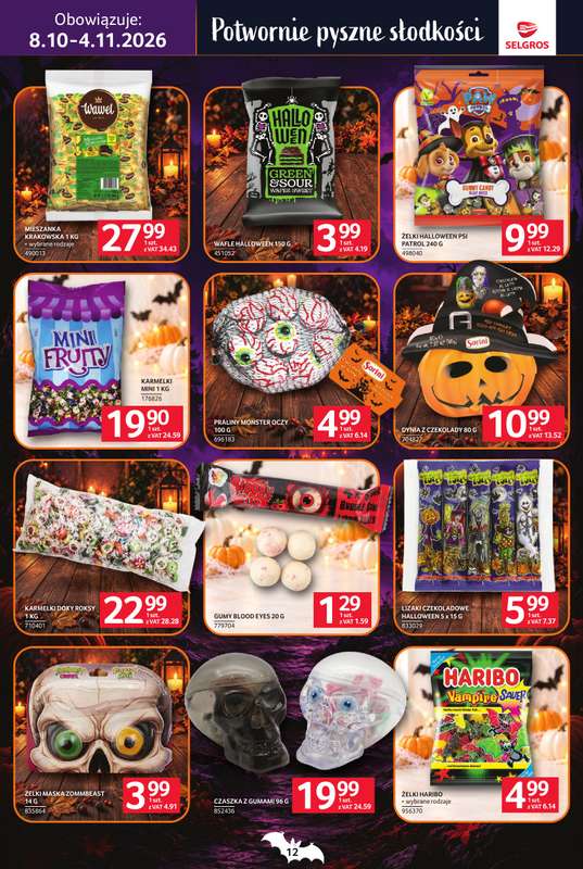 Selgros - gazetka promocyjna Katalog Halloween od czwartku 08.10 do środy 04.11 - strona 12