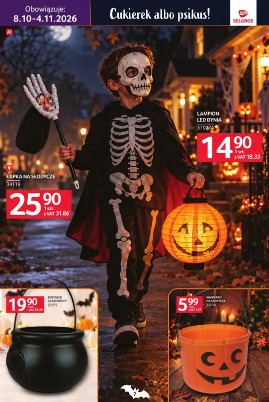 Selgros - gazetka promocyjna Katalog Halloween od czwartku 08.10 do środy 04.11 - strona 7