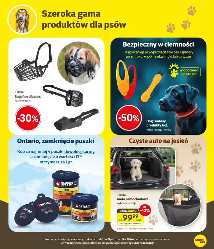 Super Zoo - gazetka promocyjna Gazetka od czwartku 08.10 do środy 21.10 - strona 2