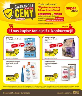 Super Zoo - gazetka promocyjna Gazetka od czwartku 08.10 do środy 21.10