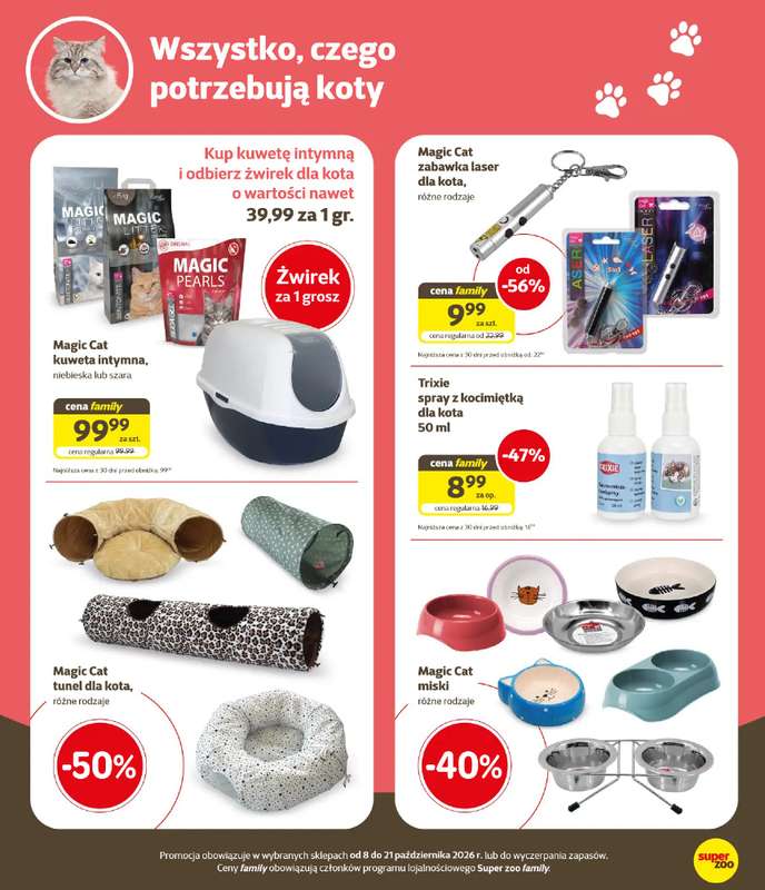 Super Zoo - gazetka promocyjna Gazetka od czwartku 08.10 do środy 21.10 - strona 4