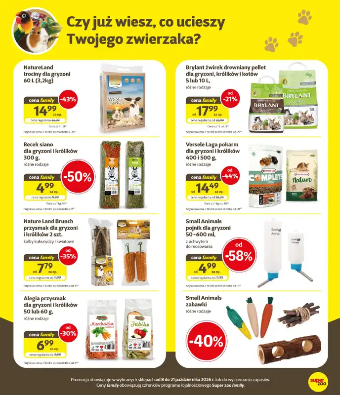 Super Zoo - gazetka promocyjna Gazetka od czwartku 08.10 do środy 21.10 - strona 6