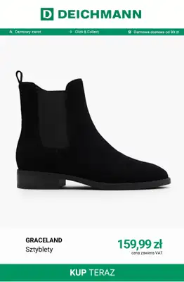 Deichmann - gazetka promocyjna Modne sztyblety damskie od wtorku 06.10  - strona 8