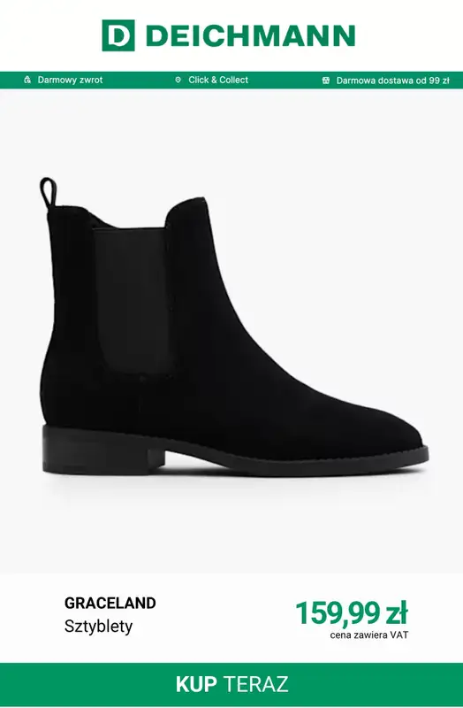 Deichmann - gazetka promocyjna Modne sztyblety damskie od wtorku 06.10  - strona 8